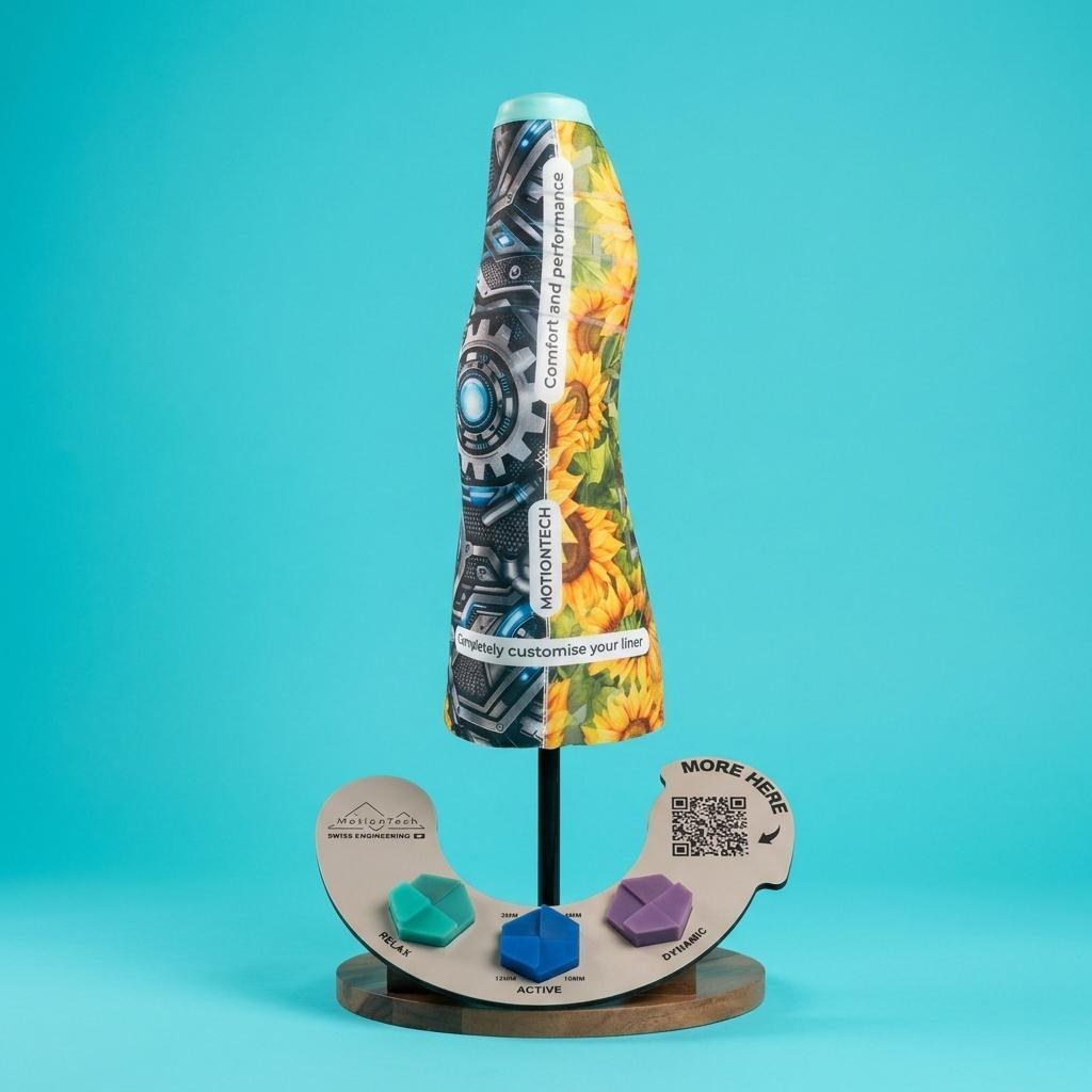 The Classy Your® Demo Stand on its wooden base