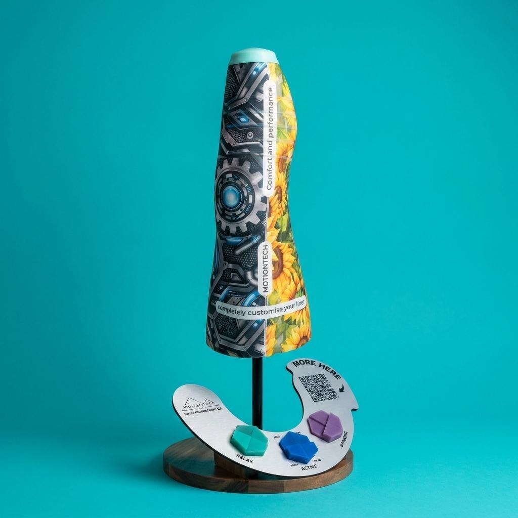 The Classy Your® Demo Stand, angled view