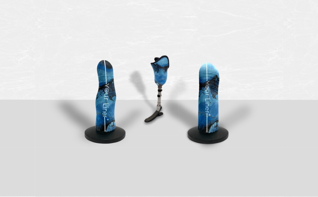 Blue Lapis toegepast op een liner