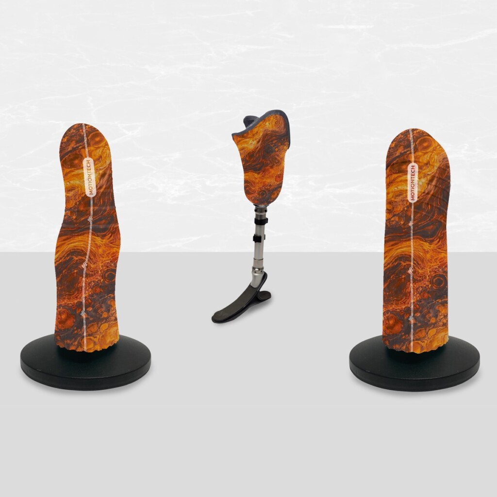 Lava applied to a liner